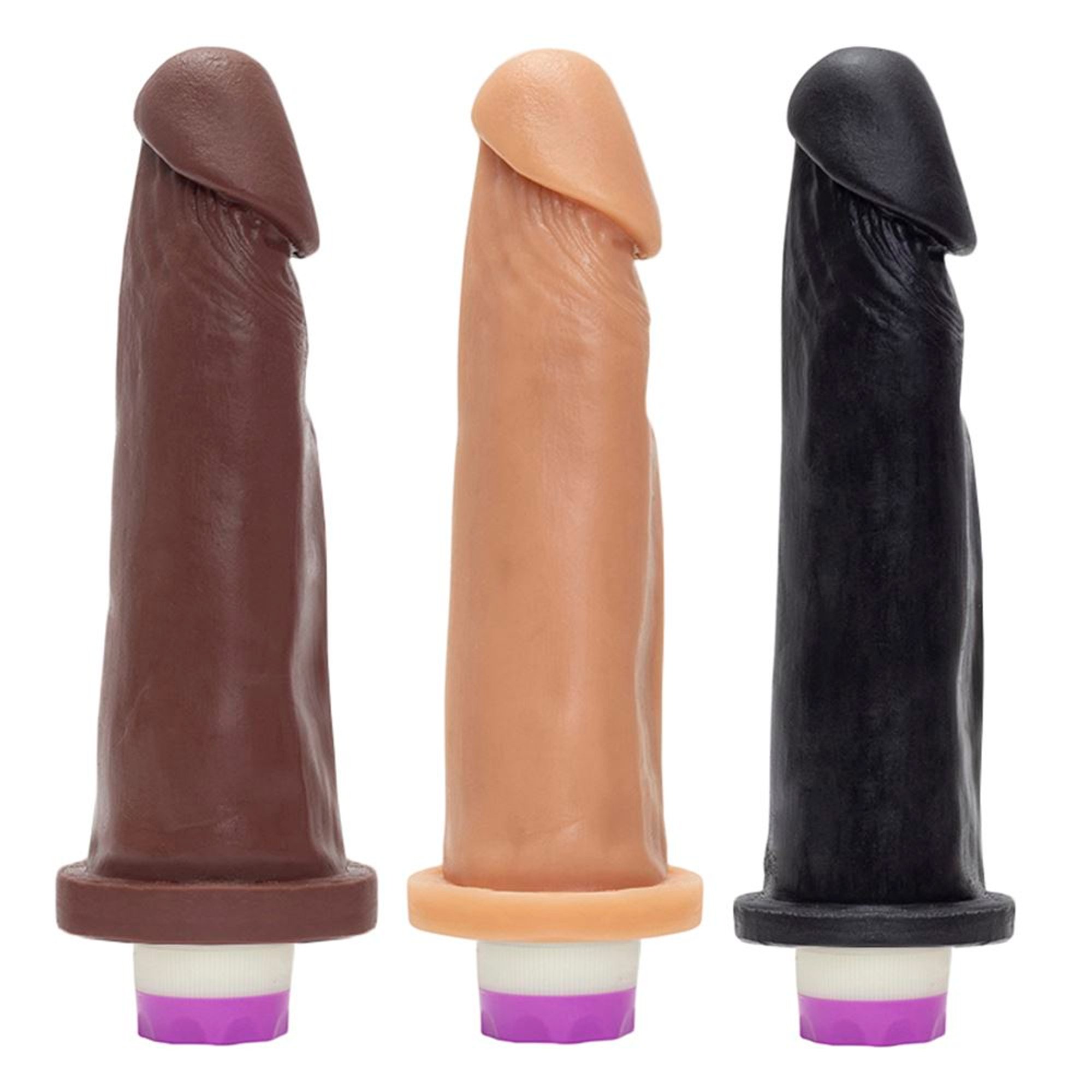 image (5) Protese com vibrador interno 20 X 5Cm
