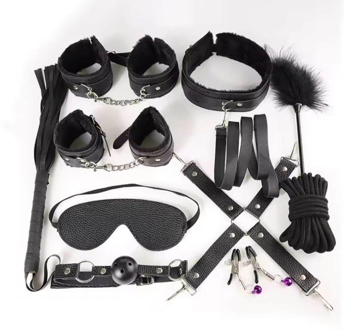 1000556054 Kit sado BDSM 10 peças – Modelo Luxo